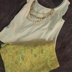 Anthropology- Leifsdottir - Gold shorts